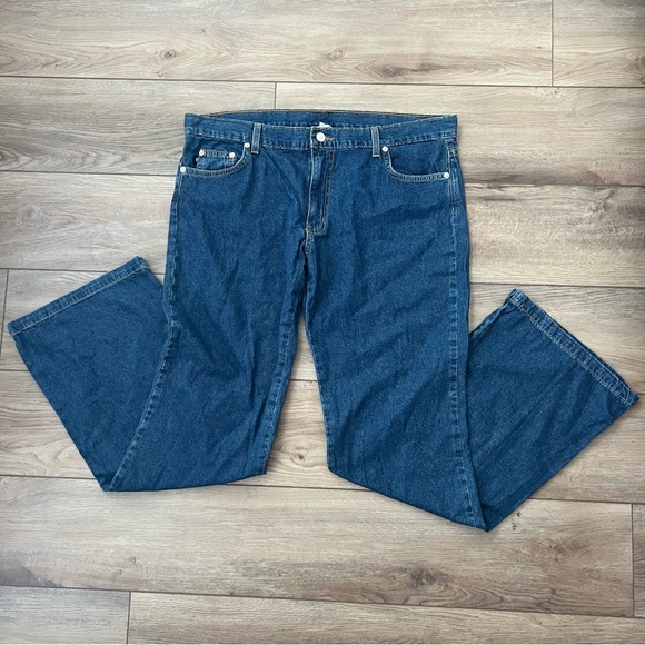 Vintage 90s Playboy Women’s Flare Jeans Size 11 | 38″ Waist • 34″ Inseam Y2K - Picture 1 of 13